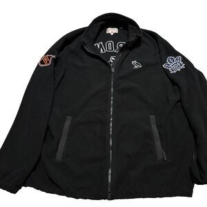 OVO x NHL Vancouver Canucks Full-Zip Microfleece Mock Neck Jacket